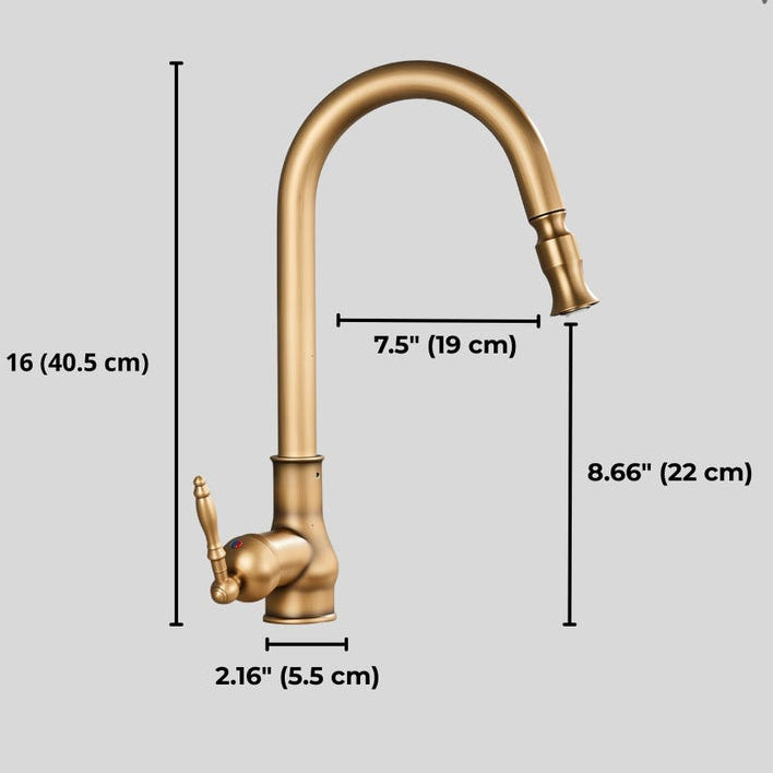 Matte Black Kitchen Faucet
