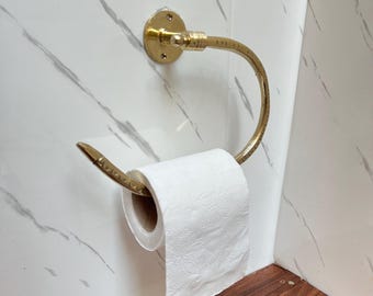 Handmade Solid Brass Bathroom Accessories Set – Engraved Moroccan Towel Bar, Ring & Soap Dish