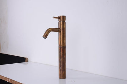 Antique Brass Tall Faucet – Single Hole