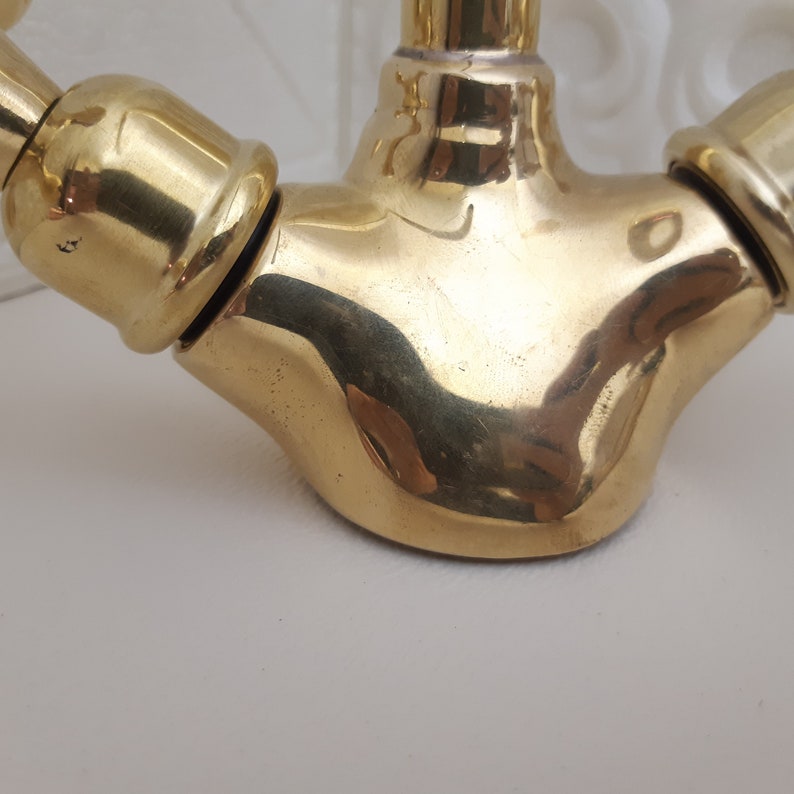 Vintage Solid Brass Bridge Faucet