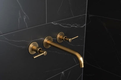 Unlacquered Brass Wall-Mount Faucet