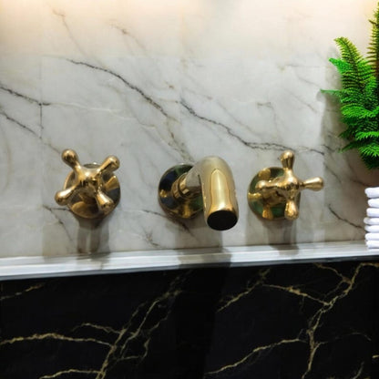 Polished Chrome Minimalist Wall-Mount Faucet