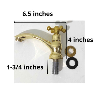 Polished Brass Single Hole Faucet