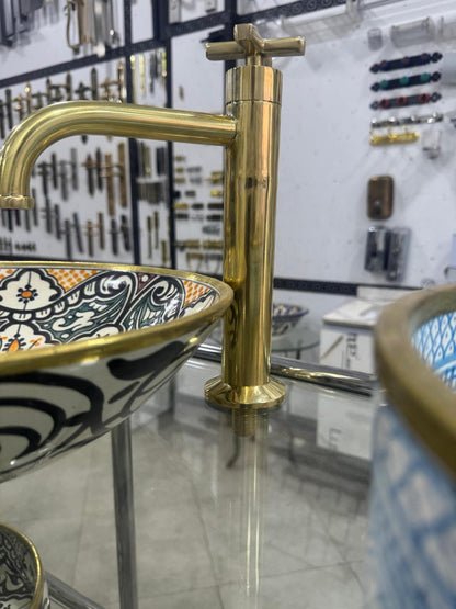 Polished Brass Faucet