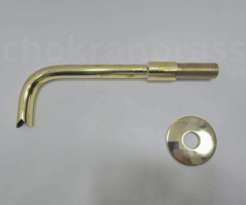 Solid Brass Wall-Mount Waterfall Spout
