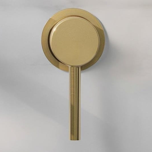 Unlacquered Brass Wall Mount Bathroom Faucet