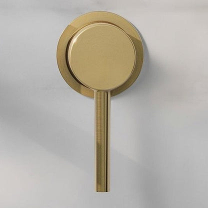 Unlacquered Brass Wall Mount Bathroom Faucet