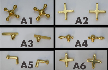 Unlacquered Brass Bridge Kitchen Faucet with Dual Sprayers