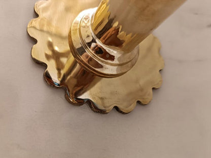 Polished Brass Wall Mount Faucet Tap