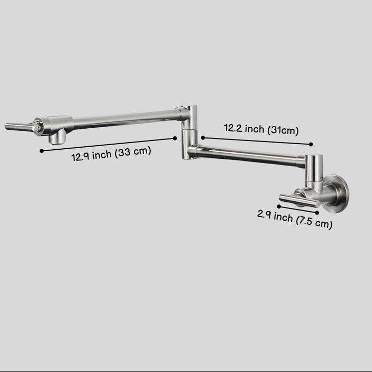 Wall-Mount Pot Filler Faucet