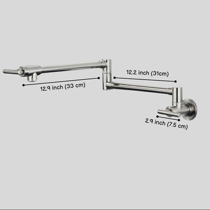 Wall-Mount Pot Filler Faucet