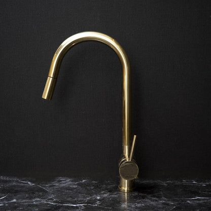 Solid Brass Pull-Down Sprayer Head