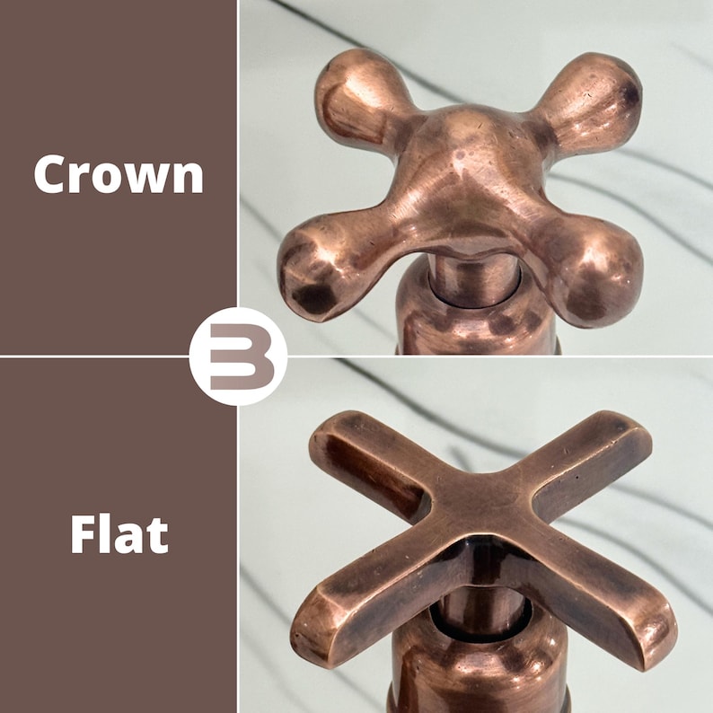 Antique Copper Bridge Kitchen Faucet