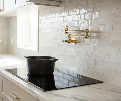 Polished Brass Pot Filler Faucet
