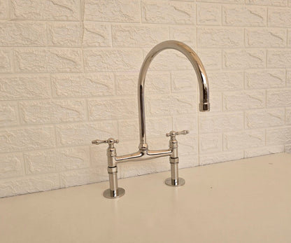 Polished Nickel Bridge Faucet