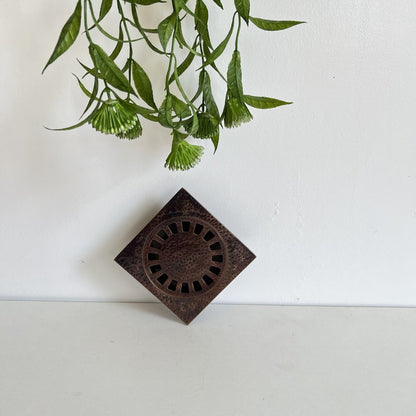 Solid Brass Square Floor Drain Cover – Modern Minimal Bathroom