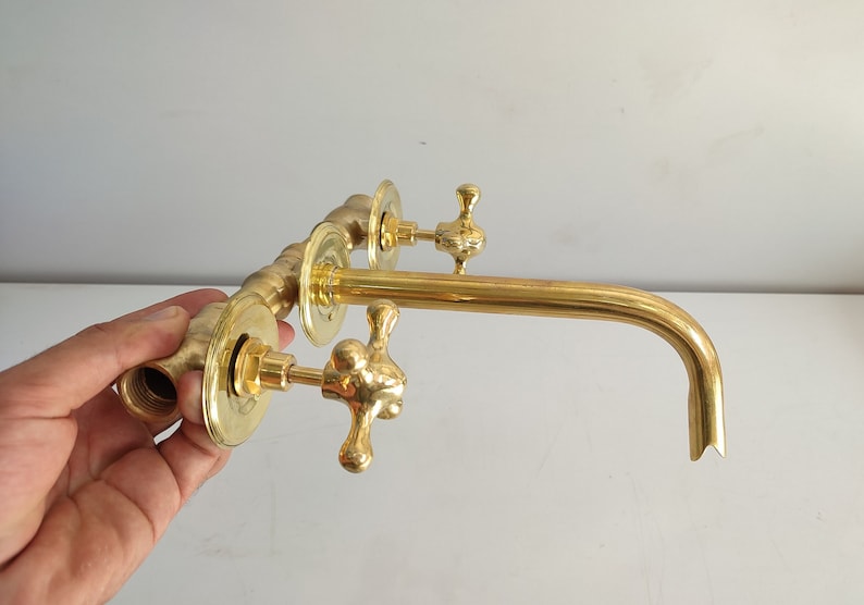 Handmade Unlacquered Brass Wall
