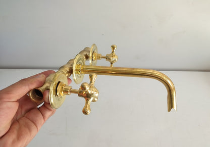 Handmade Unlacquered Brass Wall