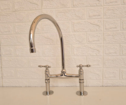 Polished Nickel Bridge Faucet