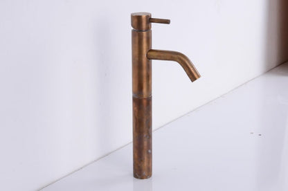 Antique Brass Tall Faucet – Single Hole