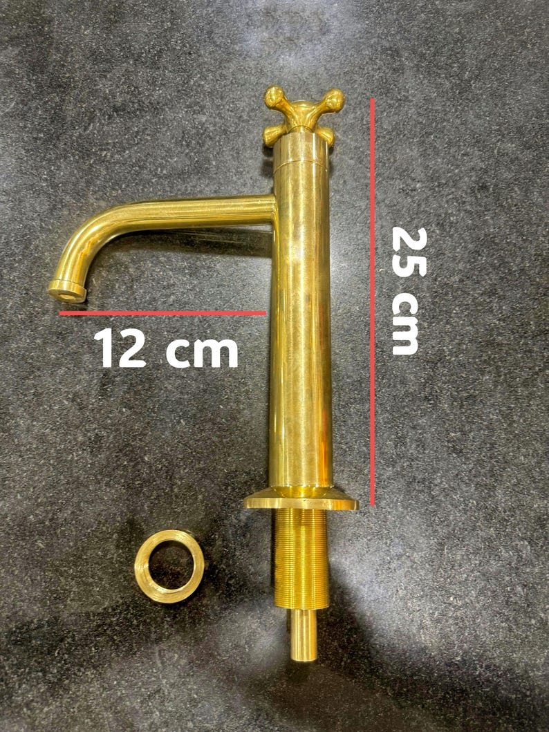 Polished Brass Faucet