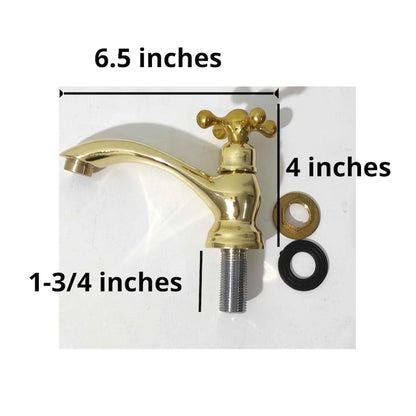 Polished Brass Faucet