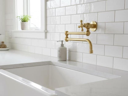 Folding Swing Arm Kitchen Faucet