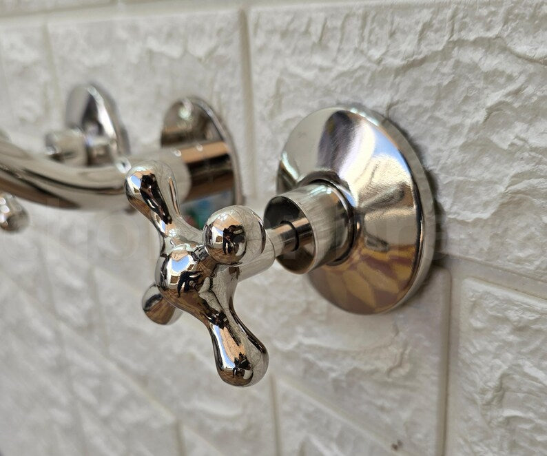 Vintage Double Handle Bathroom Tap