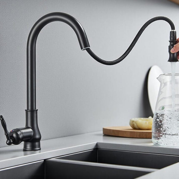 Matte Black Kitchen Faucet