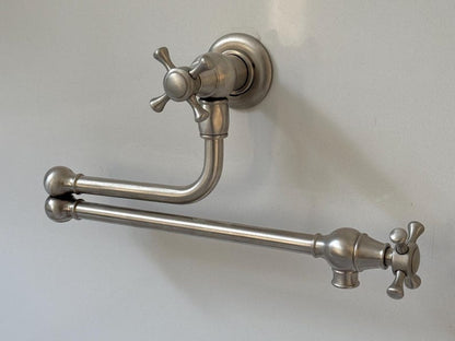 Brushed Nickel Wall Mount Pot Filler