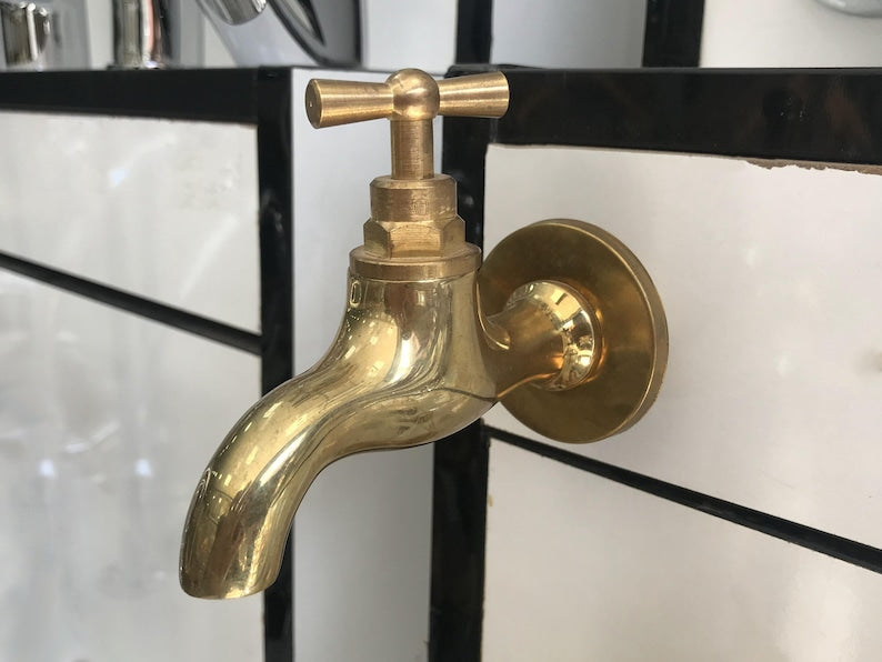 Solid Brass Wall Mount Faucet