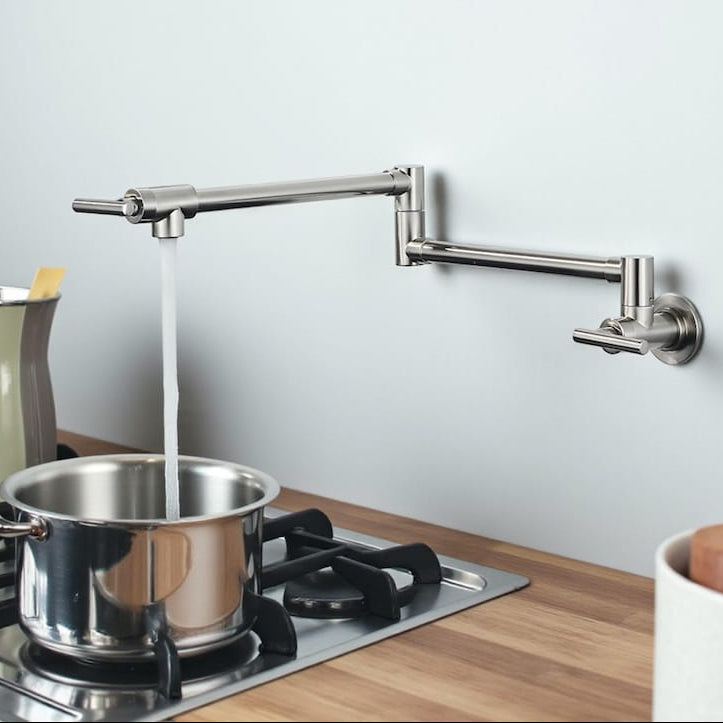 Wall-Mount Pot Filler Faucet