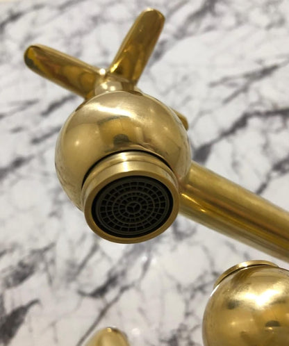 Unlacquered Brass Wall Mount Pot Filler