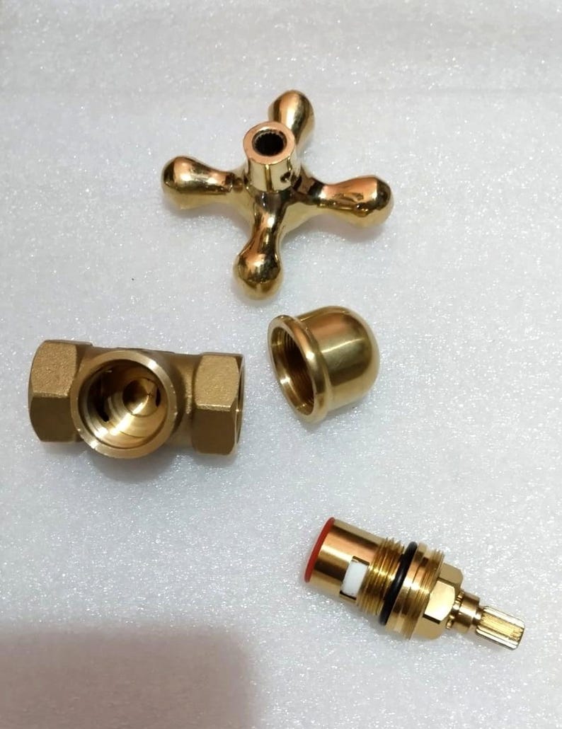 Vintage Cross Handle Stop Valve
