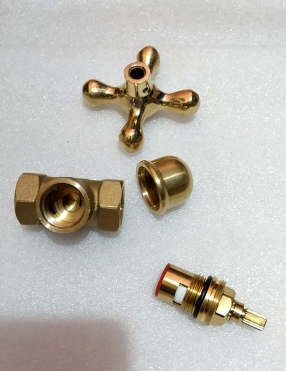 Vintage Cross Handle Stop Valve
