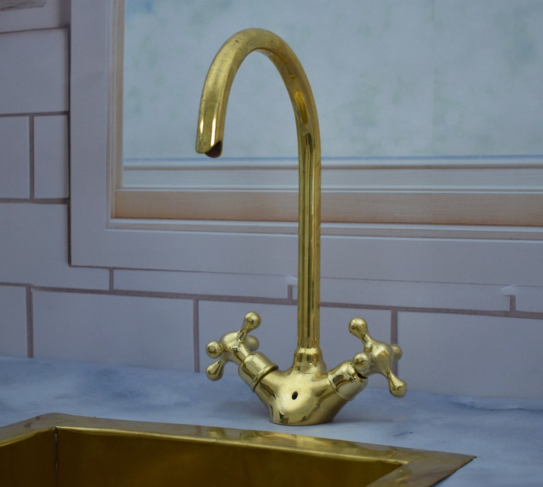 Solid Brass Bridge Faucet