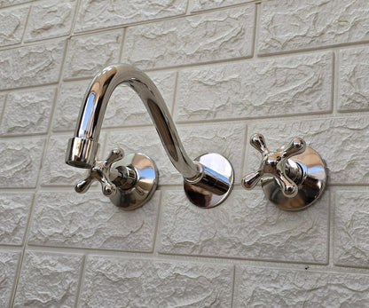 Vintage Double Handle Bathroom Tap