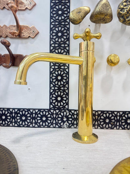 Polished Brass Faucet