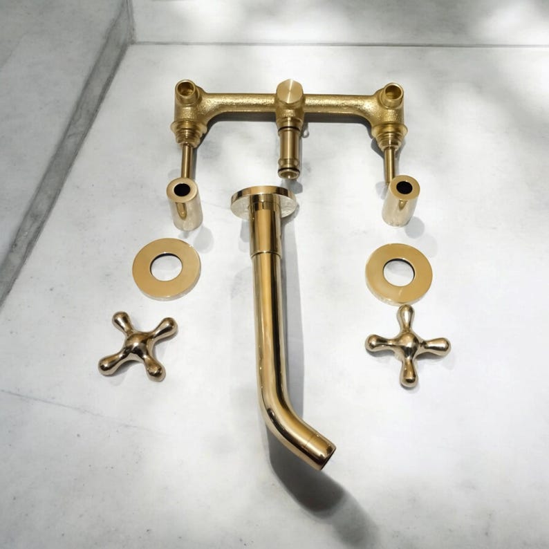 Polished Chrome Minimalist Wall-Mount Faucet