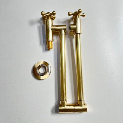 Unlacquered Brass Pot Filler Faucet