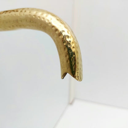 Hammered Brass Wall Tap