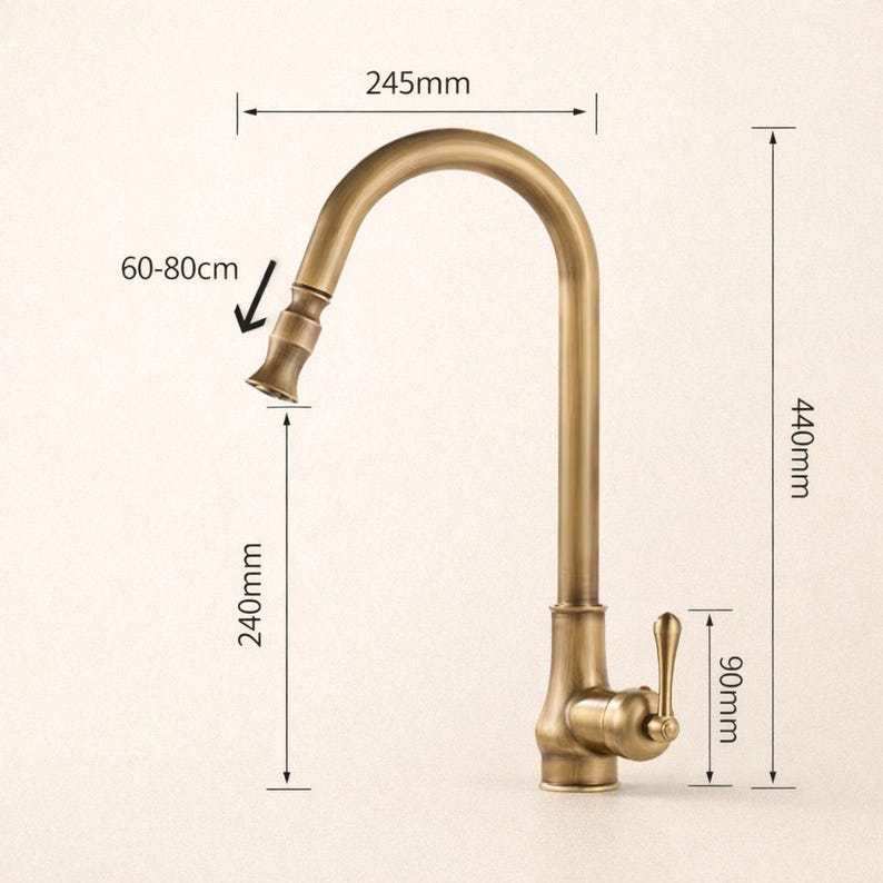 Vintage Single Handle Sink Mixer