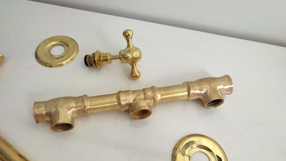 Handmade Unlacquered Brass Wall