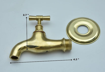 Solid Brass Wall Mounted Faucet