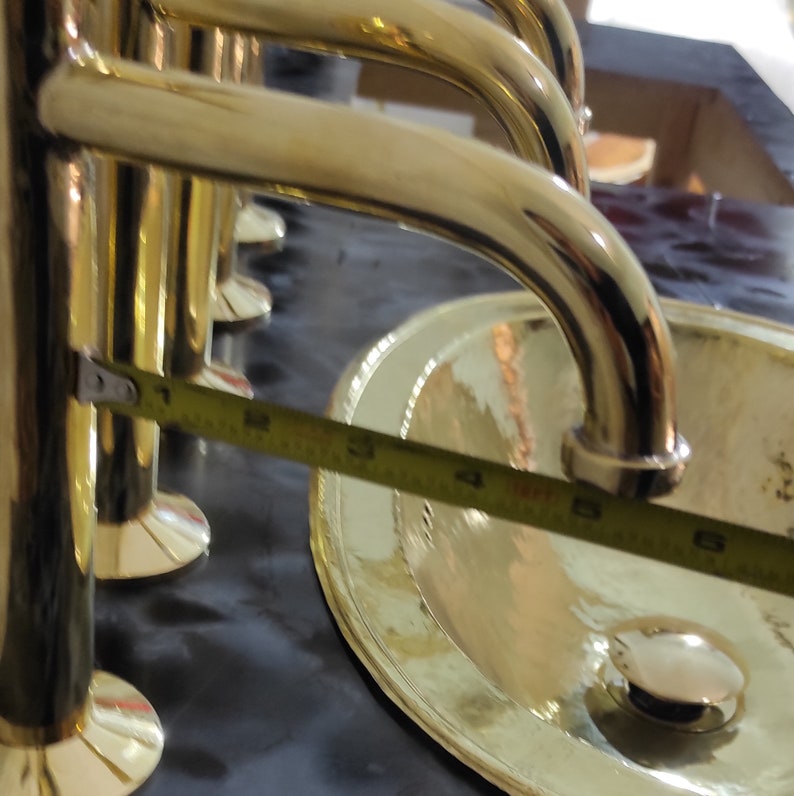 Artisan Unlacquered Brass Deck-Mount Faucet