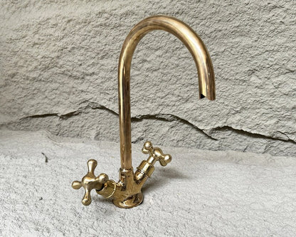 Vintage Solid Brass Faucet