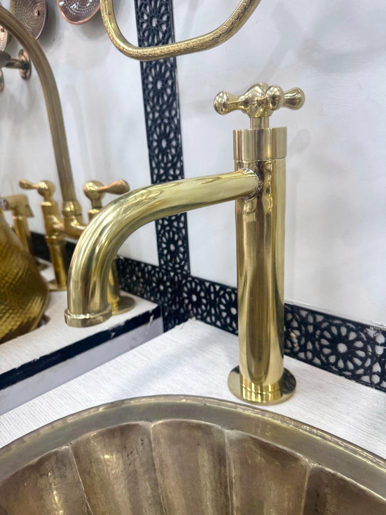Polished Brass Faucet