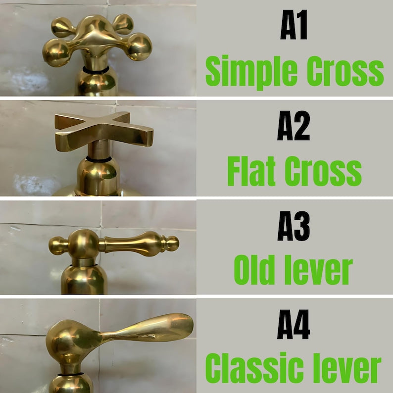 Unlacquered Brass Bridge Kitchen Faucet with Side Sprayer