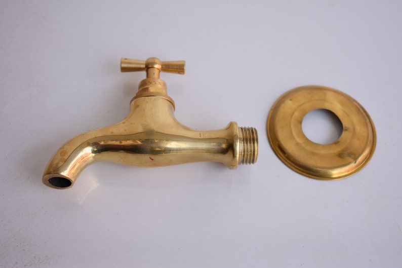 Polished Brass Wall Tap