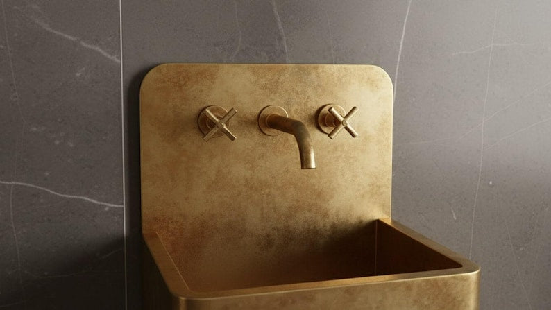 Wall Mounted Brass Utility Sink
